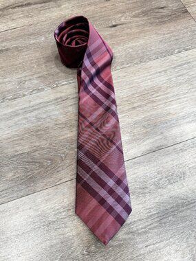 Vintage Burberry London silk tie